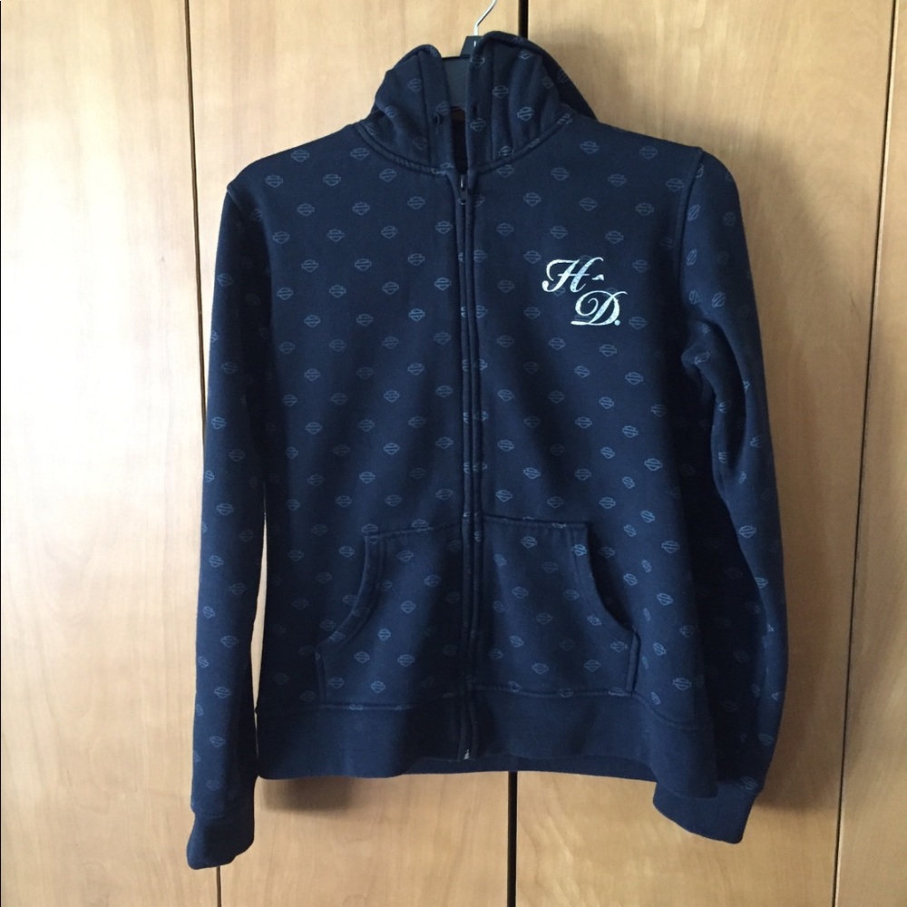 Harley Davidson Monogram Black Hoodie